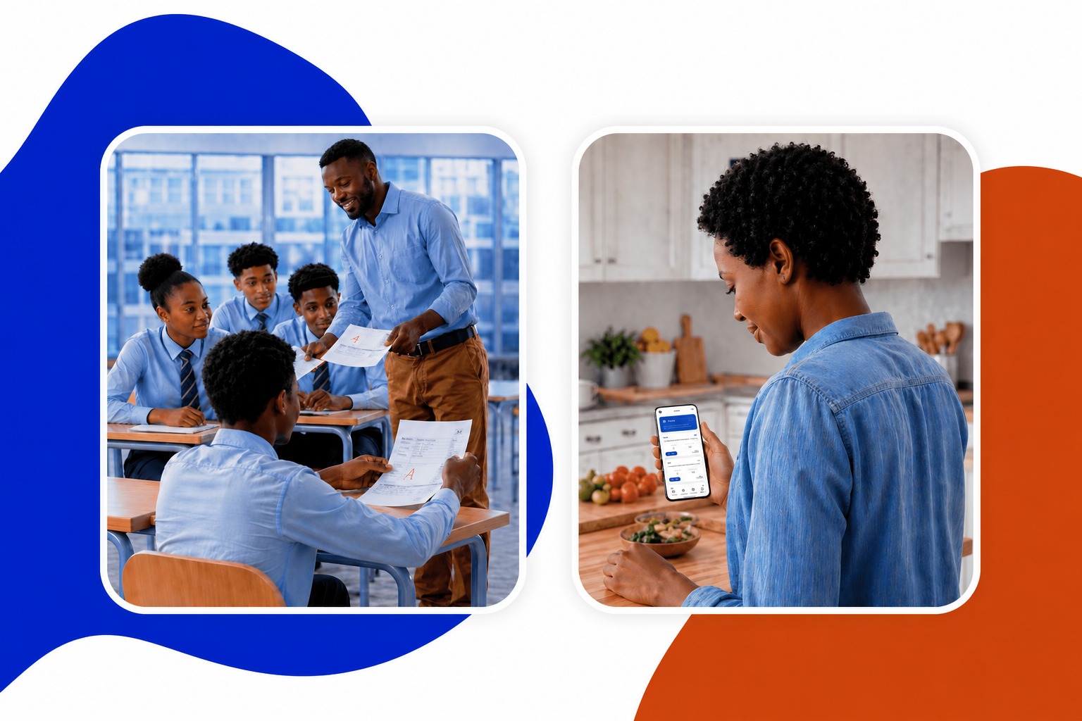 Enseignant et parents utilisent Skolya